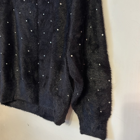 Express Cropped Rhinestone Sweater - Picture 6 of 11